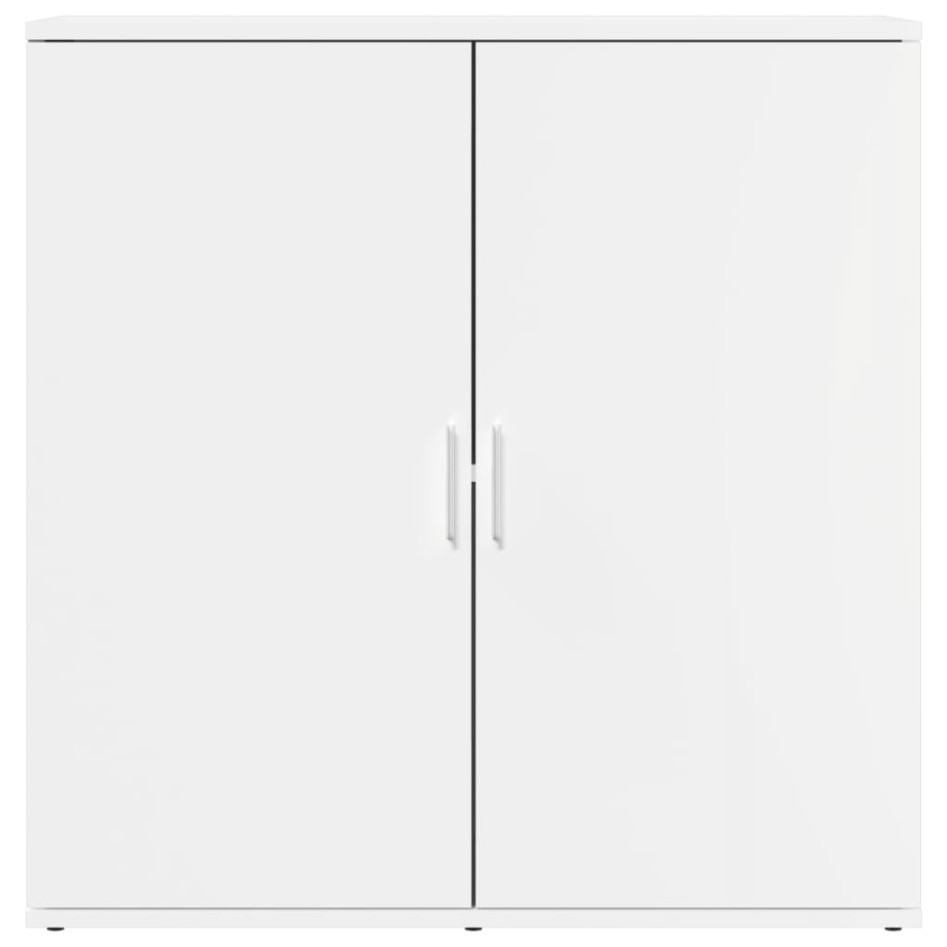 Aparadores 2 unidades madera de ingeniería blanco 79x38x80