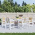 Cojines silla respaldo bajo 6 ud tela beige melange 100x50x7
