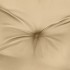 Cojines silla respaldo bajo 6 ud tela beige melange 100x50x7