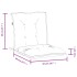 Cojines silla respaldo bajo 6 ud tela beige melange 100x50x7