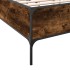 Estructura cama madera ingeniería metal roble ahumado