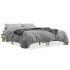 Estructura cama madera ingeniería metal roble Sonoma 150x200
