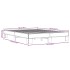 Estructura cama madera ingeniería metal roble Sonoma 150x200