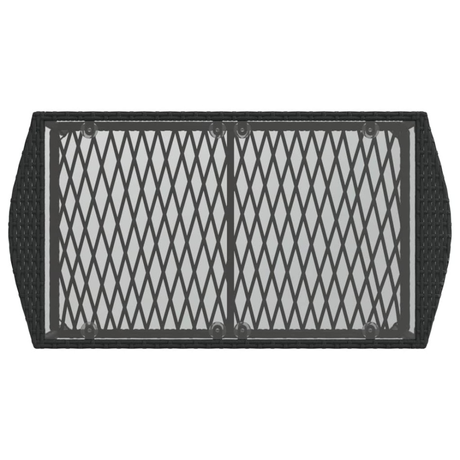 Juego de sofás jardín 4 pzas con cojines ratán sintético