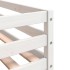 Litera con cortinas madera maciza de pino azul 90x190