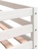 Litera con cortinas madera maciza de pino azul 90x190