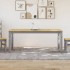 Mesa de comedor Corona madera maciza de pino gris 180x90x75