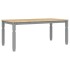 Mesa de comedor Corona madera maciza de pino gris 180x90x75