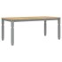 Mesa de comedor Corona madera maciza de pino gris 180x90x75