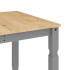 Mesa de comedor Corona madera maciza de pino gris 180x90x75
