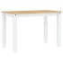 Mesa de comedor Corona madera maciza pino blanco 112x60x75