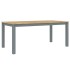 Mesa de comedor Panama madera maciza de pino gris 180x90x75