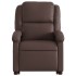 Sillón reclinable de masaje de pie de cuero sintético