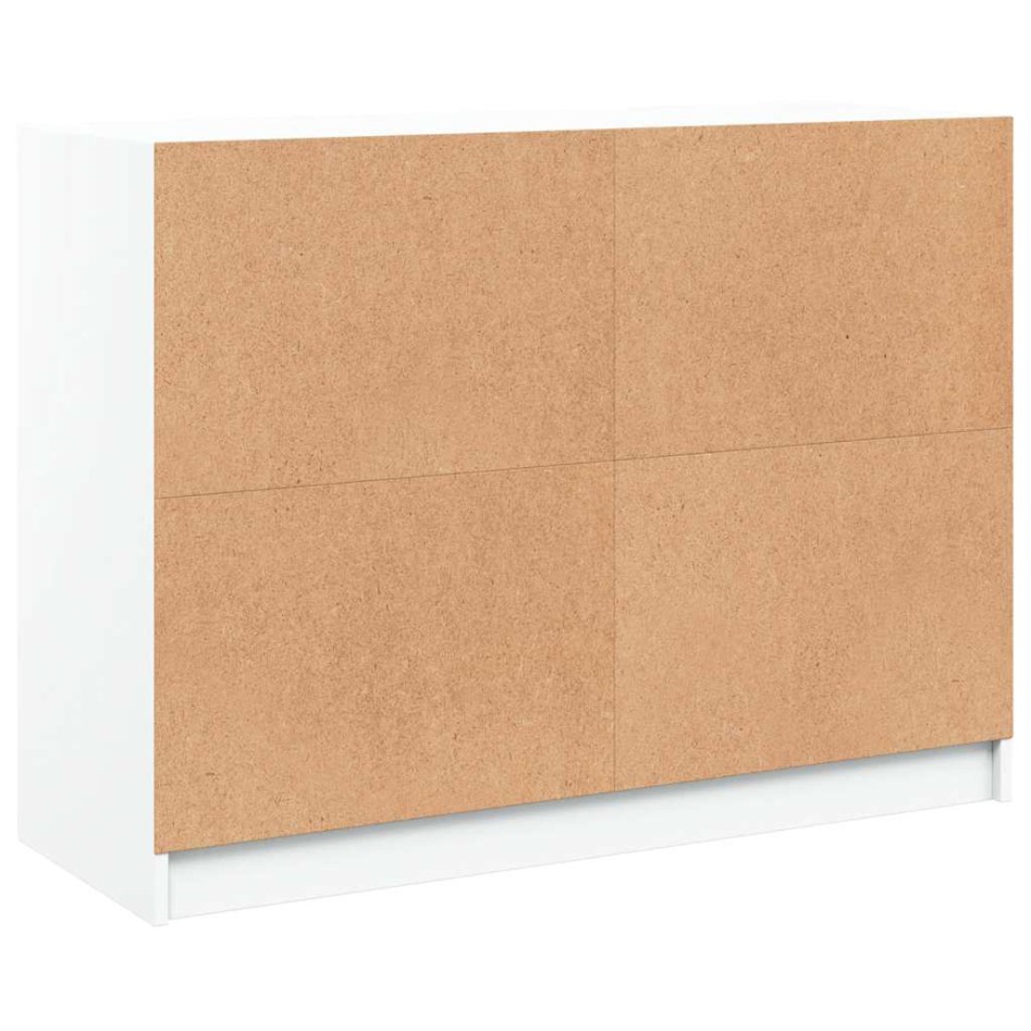 Aparador madera de ingeniería blanco 102x37x75,5