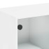 Aparador madera de ingeniería blanco 102x37x75,5