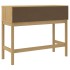 Mesa consola FLORO madera maciza de pino marrón 89,5x36,5x73