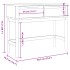 Mesa consola FLORO madera maciza de pino marrón 89,5x36,5x73