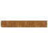 Bordes de césped acero corten flexible 50 piezas 15x103