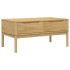 Mesa de centro FLORO madera de pino marrón cera 99x55,5x45