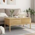 Mesa de centro FLORO madera de pino marrón cera 99x55,5x45
