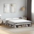 Estructura de cama madera de ingeniería gris Sonoma 160x200