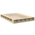 Estructura de cama madera de ingeniería roble Sonoma 150x200