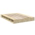 Estructura de cama madera de ingeniería roble Sonoma 150x200