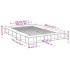 Estructura de cama madera de ingeniería roble Sonoma 150x200