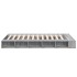 Estructura de cama madera de ingeniería gris Sonoma 120x200