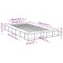Estructura de cama madera de ingeniería gris Sonoma 120x200