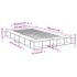 Estructura de cama madera de ingeniería roble Sonoma 135x190