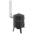 Cañón para gulasch con chimenea y tapa acero