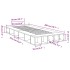 Estructura de cama madera de ingeniería roble marrón 90x200