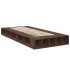 Estructura de cama madera de ingeniería marrón roble 100x200