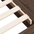 Estructura de cama madera de ingeniería roble marrón 75x190