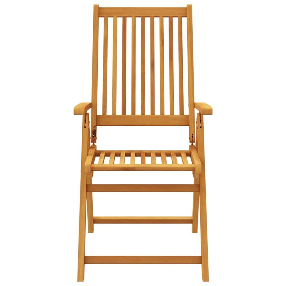 Juego de comedor para jardín 7 piezas madera maciza