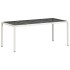 Set comedor jardín 7 pzas cojines ratán sintético vidrio
