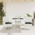 Set comedor jardín 3 pzas cojines ratán sintético vidrio