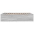 Estructura de cama madera de ingeniería gris Sonoma 150x200