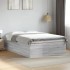 Estructura de cama madera de ingeniería gris Sonoma 140x200