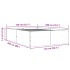 Estructura de cama madera de ingeniería gris Sonoma 140x200