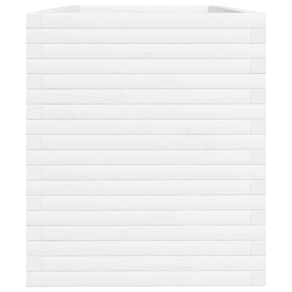 Jardinera madera maciza de pino blanco 110x60x68,5