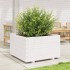Jardinera madera maciza de pino blanco 80x80x49,5