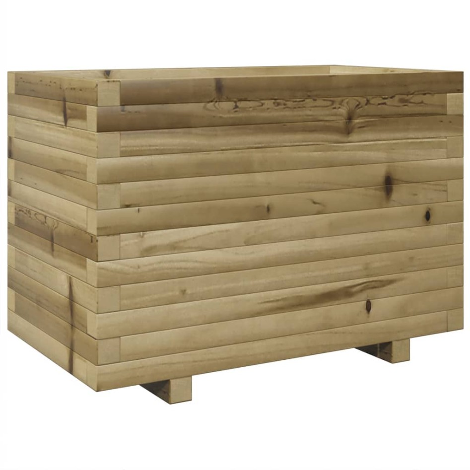 Jardinera madera de pino impregnada 70x40x49,5