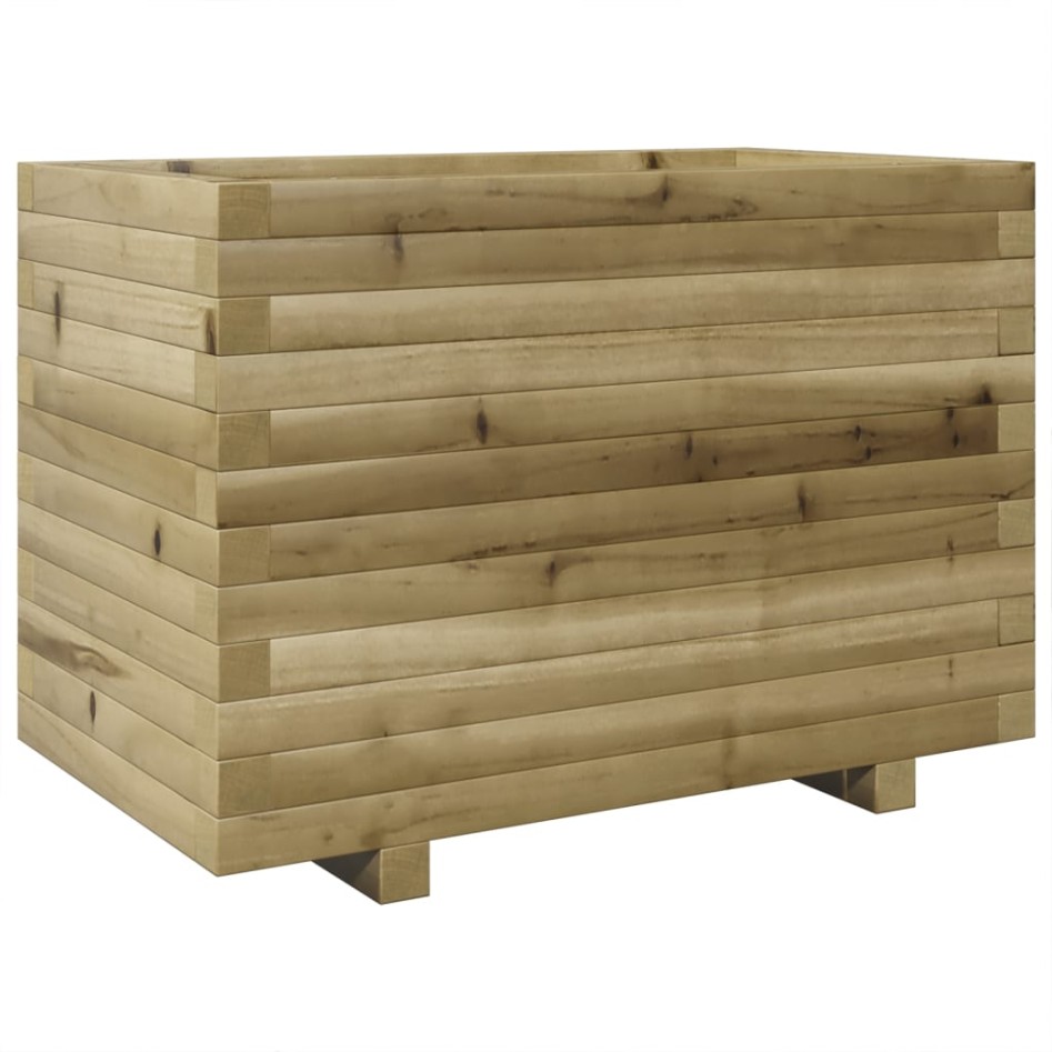 Jardinera madera de pino impregnada 70x40x49,5