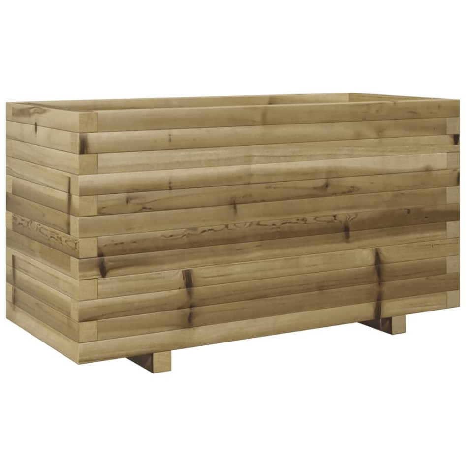 Jardinera madera de pino impregnada 90x40x49,5