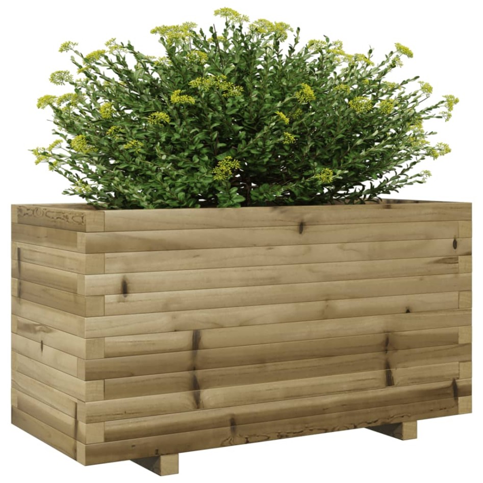 Jardinera madera de pino impregnada 90x40x49,5