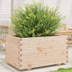 Jardinera madera maciza de pino 90x60x49,5 cm