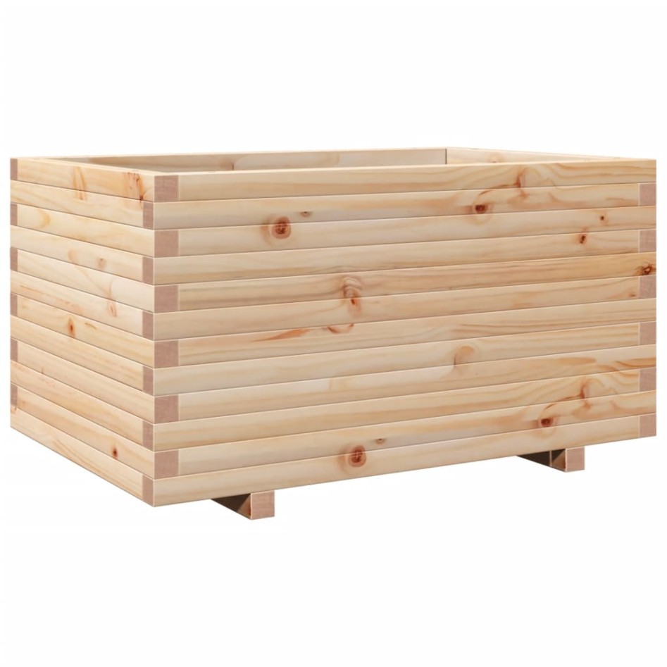Jardinera madera maciza de pino 90x60x49,5