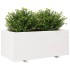 Jardinera madera maciza de pino blanco 110x60x49,5